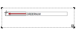 Associate label with field by using field as starting point when drawing the label frame